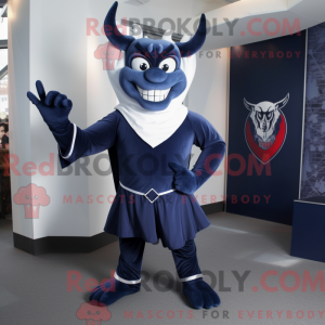 Mascot character of a Navy...
