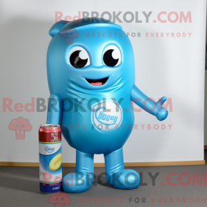 Postava maskota Sky Blue...