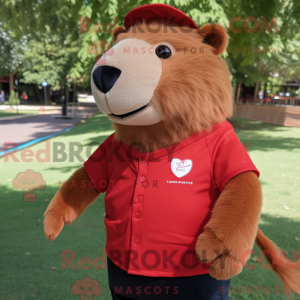 Mascot character of a Red...