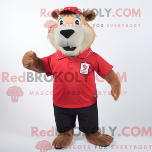 Mascottekarakter van een...