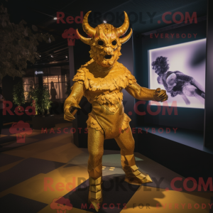 Mascot character of a Gold...