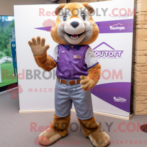 Mascottekarakter van een...