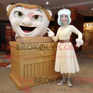 Mascottefiguur van een...