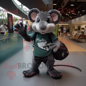 Black Rat mascotte kostuum...