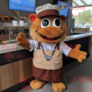 Mascottefiguur van een Rust...