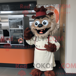 Mascottefiguur van een Rust...