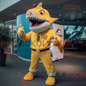 Mascot character of a...