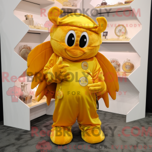 Mascottefiguur van een...