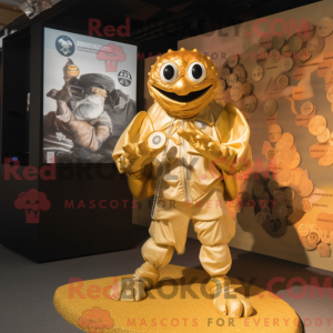 Mascottefiguur van een...