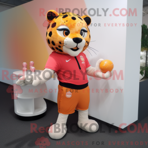 Mascottefiguur van een...
