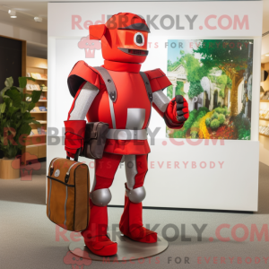 Mascot character of a Red...