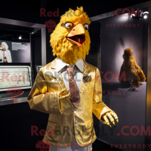 Mascottefiguur van een...