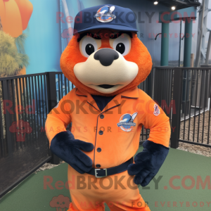 Mascottefiguur van een...