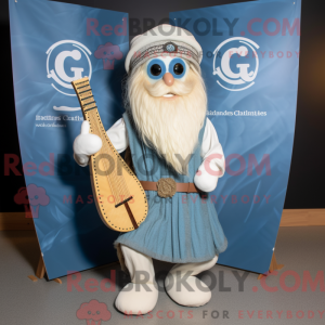 Mascot character of a White...