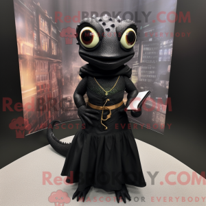 Mascot character of a Black...