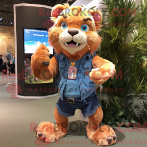Mascot character of a Peach...