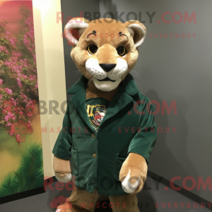Mascottefiguur van een...