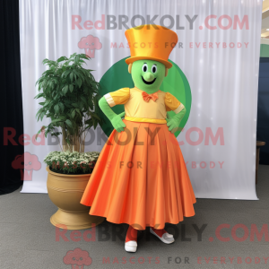 Mascottefiguur van een...