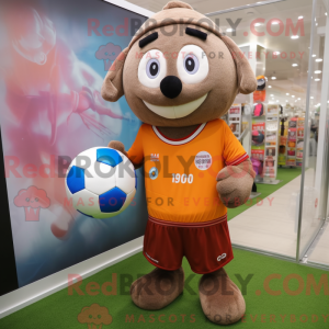 Mascottefiguur van een...