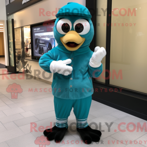 Mascot karakter van een...