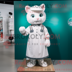 Mascot character of a White...