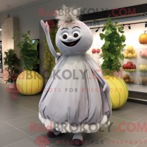 Mascot character of a Gray...