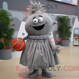 Mascot character of a Gray...