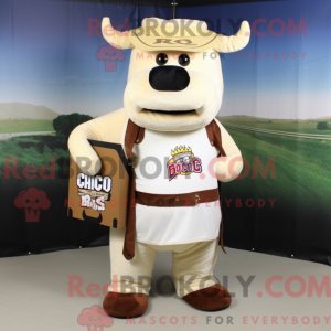 Mascot character of a Cream...
