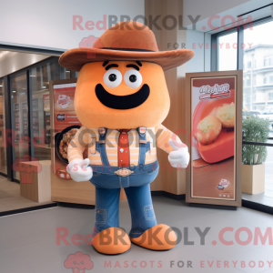 Mascot character of a Peach...