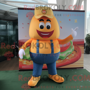 Mascot character of a Peach...