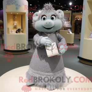 Mascot character of a Gray...
