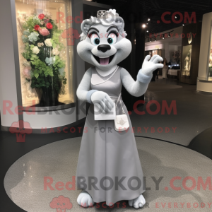Mascot character of a Gray...