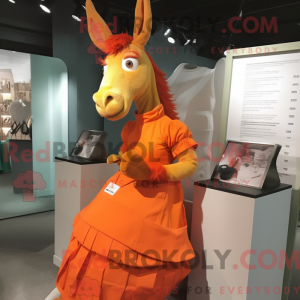 Mascottefiguur van een...