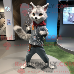 Mascottefiguur van een...