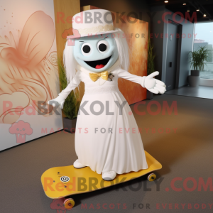 Mascot character of a White...