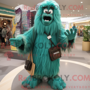 Maskot karakter af en Teal...