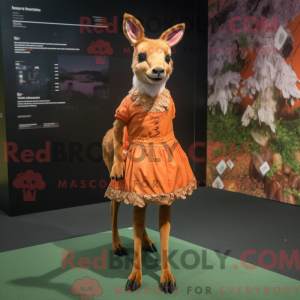 Mascottefiguur van een...