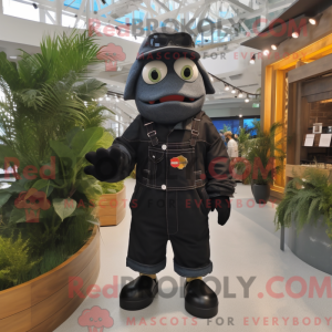 Mascot character of a Black...