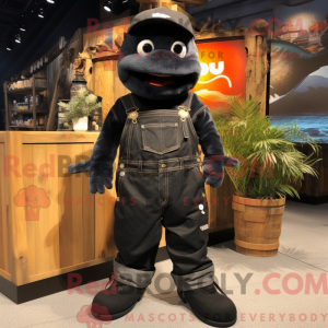 Mascot character of a Black...