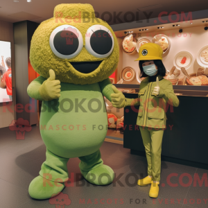 Maskotkarakter af en Olive...