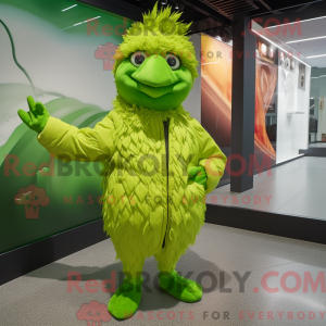 Mascot character of a Lime...