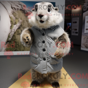 Mascottefiguur van een...