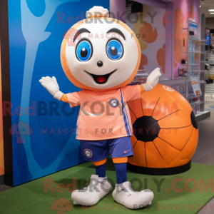 Mascot character of a Peach...