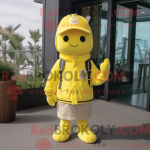 Mascottekarakter van een...