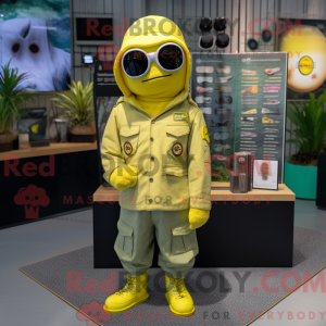 Mascottekarakter van een...