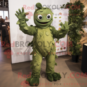 Mascot character of a Olive...