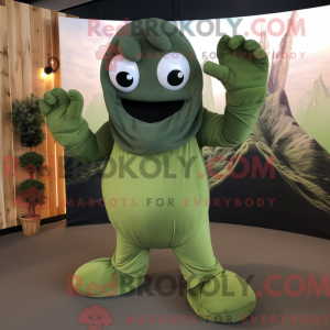 Mascot character of a Olive...