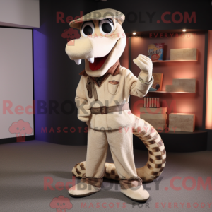Mascottefiguur van een...