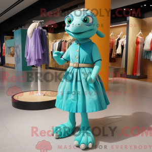 Mascottefiguur van een...