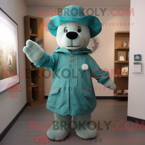 Postava maskota Teal Four...